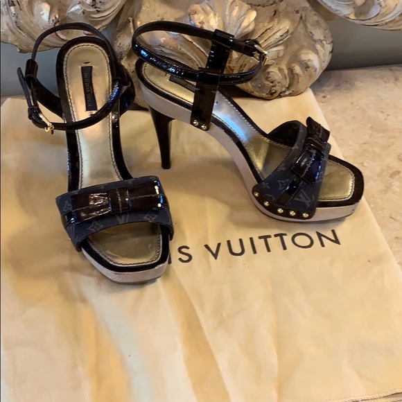 Louis Vuitton Shoes - Gorgeous LV Paris limited edition monogram heels